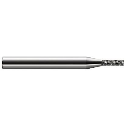 Picture of Harvey Tool 44775 .075 D x .005 R CRad EM, 2 FL End Mill Standard Flute Standard Helix Carbide Uncoated Single End Corner Radius0.0050 0.13mm